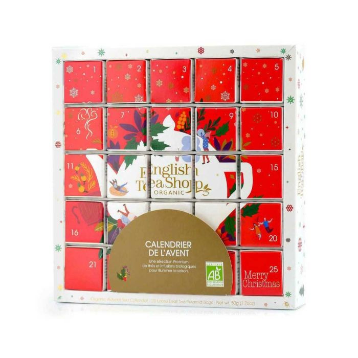 English Tea Shop Red Puzzle Advent Calendar Puzzle - 25ct [WHOLE CASE]