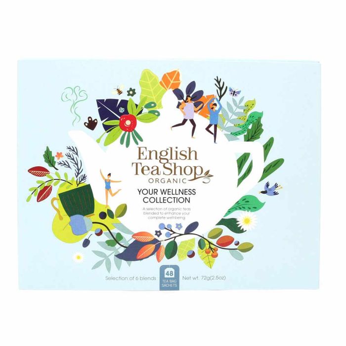 English Tea Shop Organic Your Wellness Collection Pack - 48 Tea Bag Sachets [WHOLE CASE]