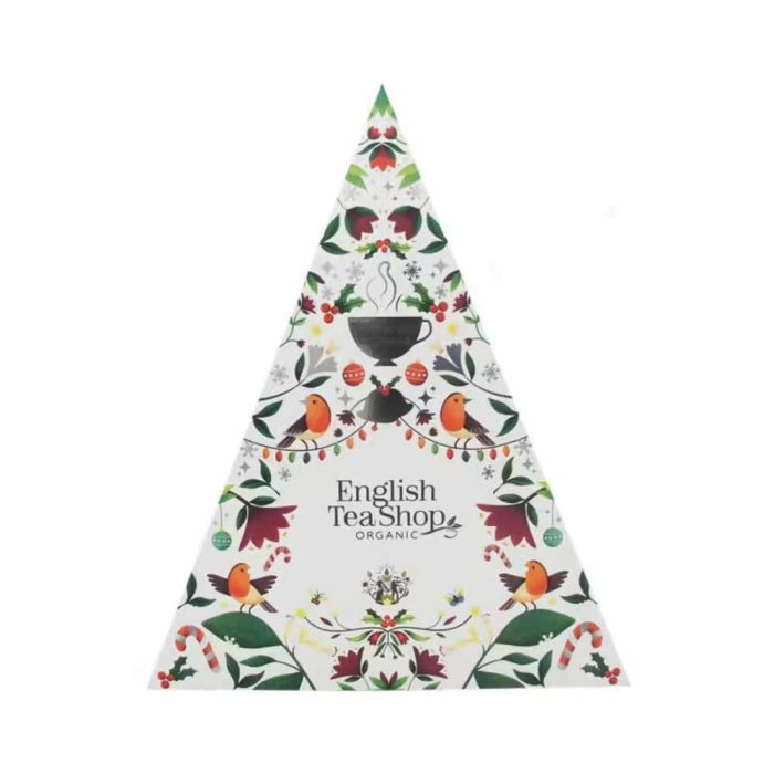 English Tea Shop Advent Calendar Triangular White - 25ct [WHOLE CASE]