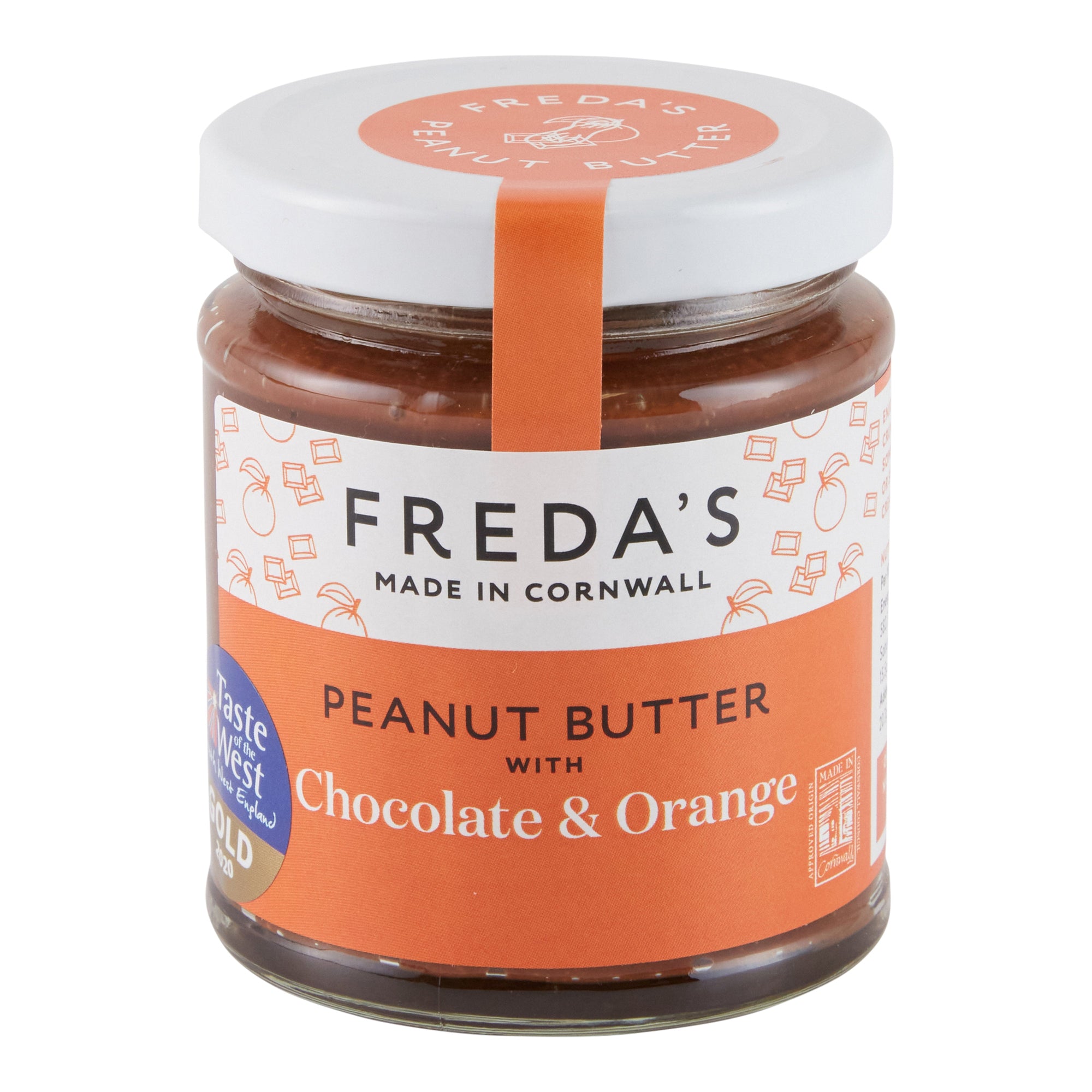 Freda's Chocolate & Orange Peanut Butter (180g)
