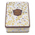 Farmhouse Biscuits White Holly Berry Rectangle Tin with Double Chocolate Chip Biscuits 300g [WHOLE CASE]