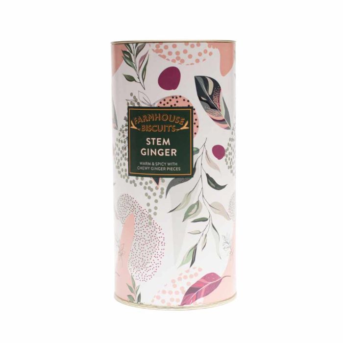 Farmhouse Biscuits Stem Ginger Tube 150g [WHOLE CASE]