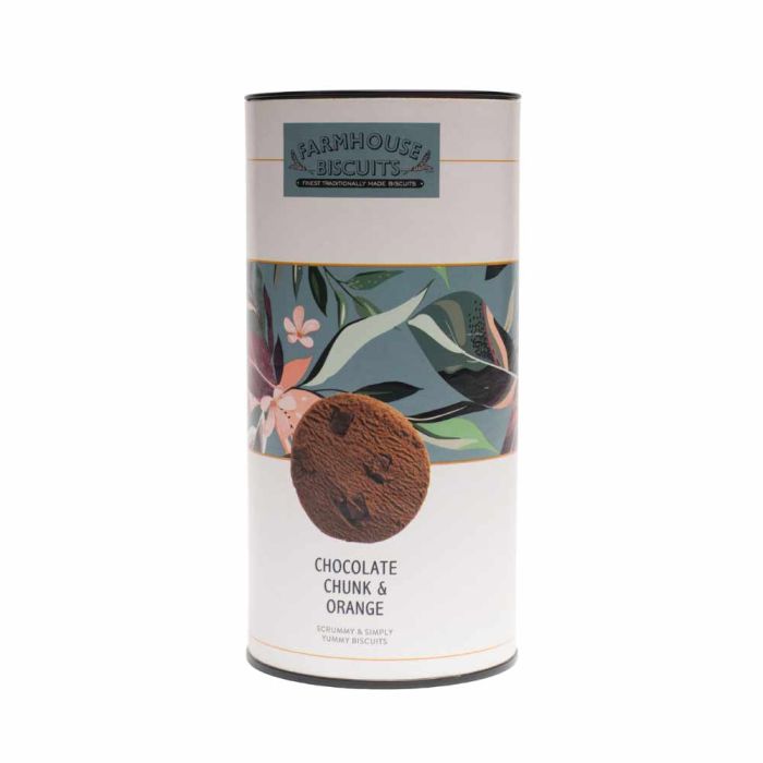Farmhouse Biscuits Chocolate Chunk & Orange Tube 150g [WHOLE CASE]