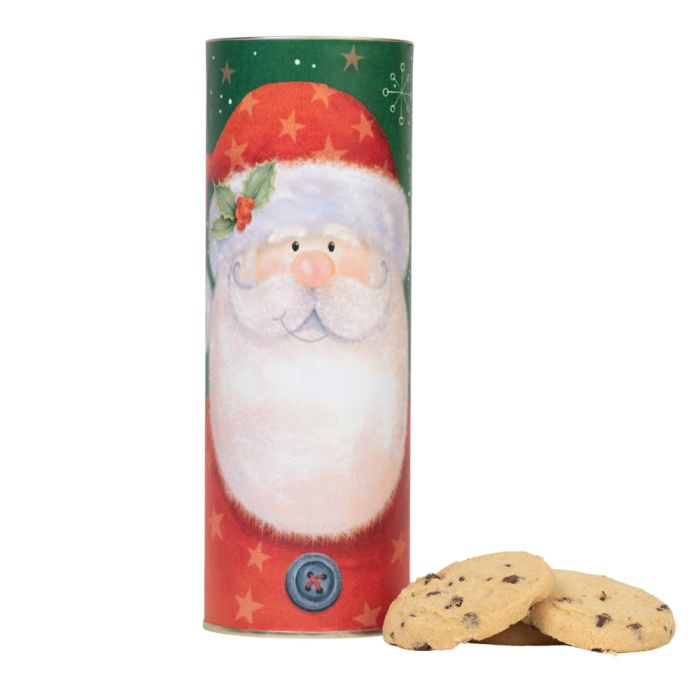 Farmhouse Biscuits Santa Chocolate Chip Tube 240g  [WHOLE CASE]