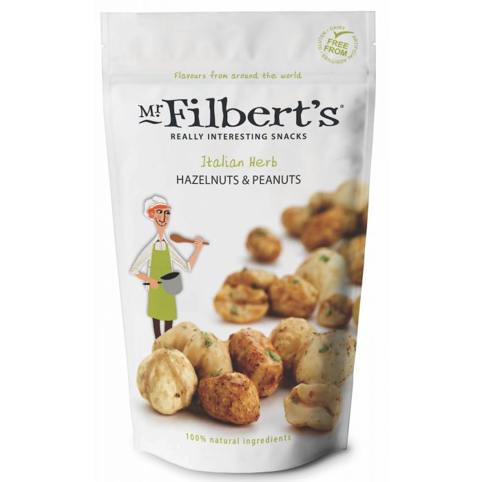 Mr Filberts Italian Herb Peanuts & Hazels [WHOLE CASE] by Mr Filbert's - The Pop Up Deli