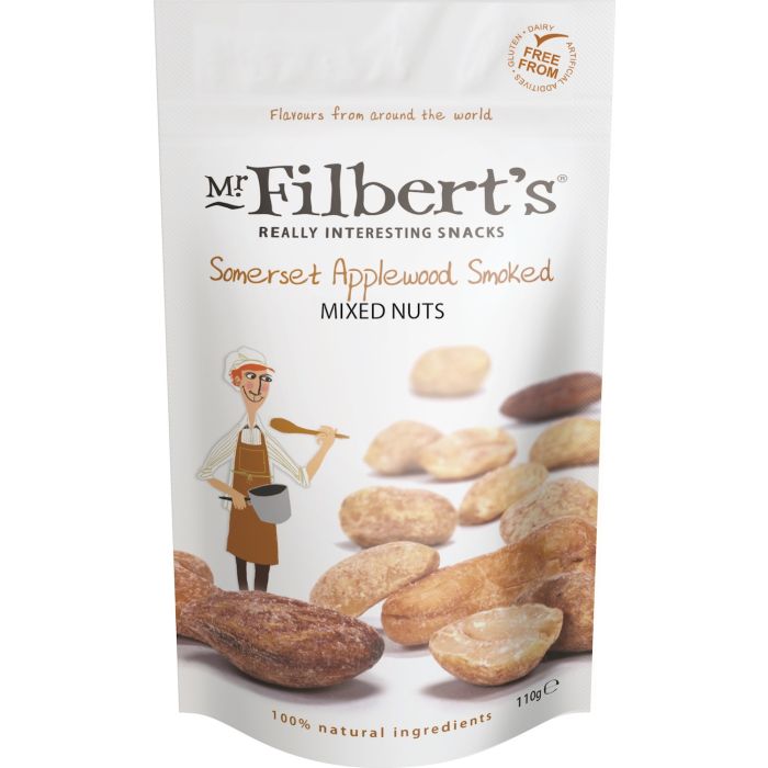 Mr Filberts Somerset Applewood Smoked Mixed Nuts [WHOLE CASE] by Mr Filbert's - The Pop Up Deli
