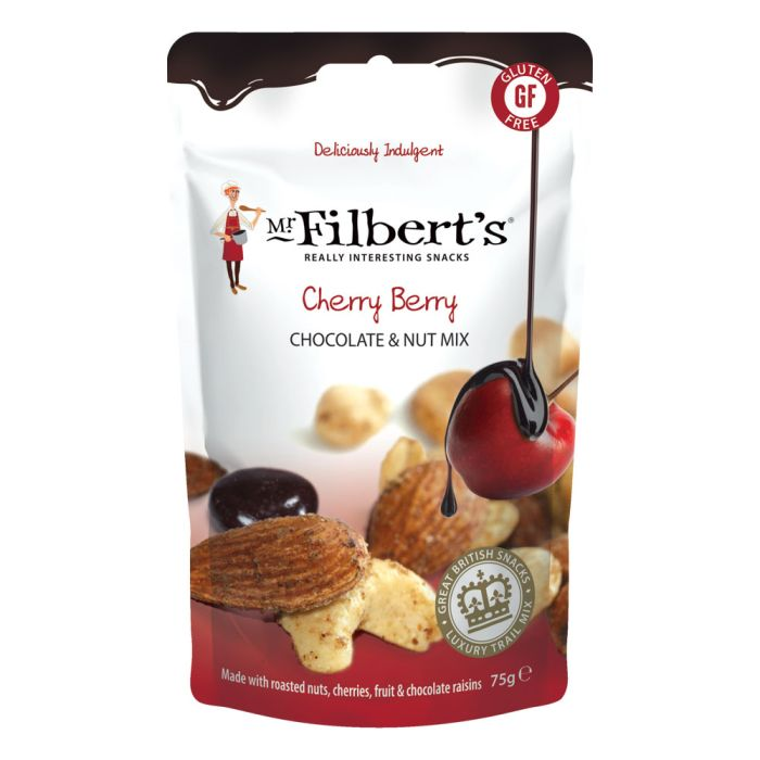 Mr Filberts Cherry Berry Chocolate Nut Mix [WHOLE CASE] by Mr Filbert's - The Pop Up Deli