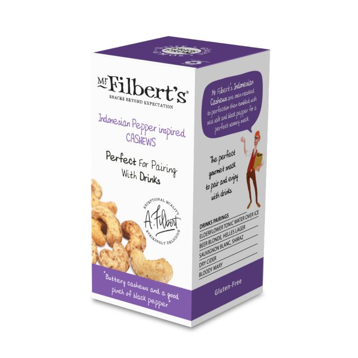 Mr Filbert's Indonesian Peppered Cashews Box [WHOLE CASE]