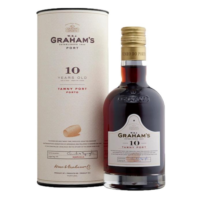Graham's 10 Year Old Tawny Port Gift Tube 20cl [WHOLE CASE]