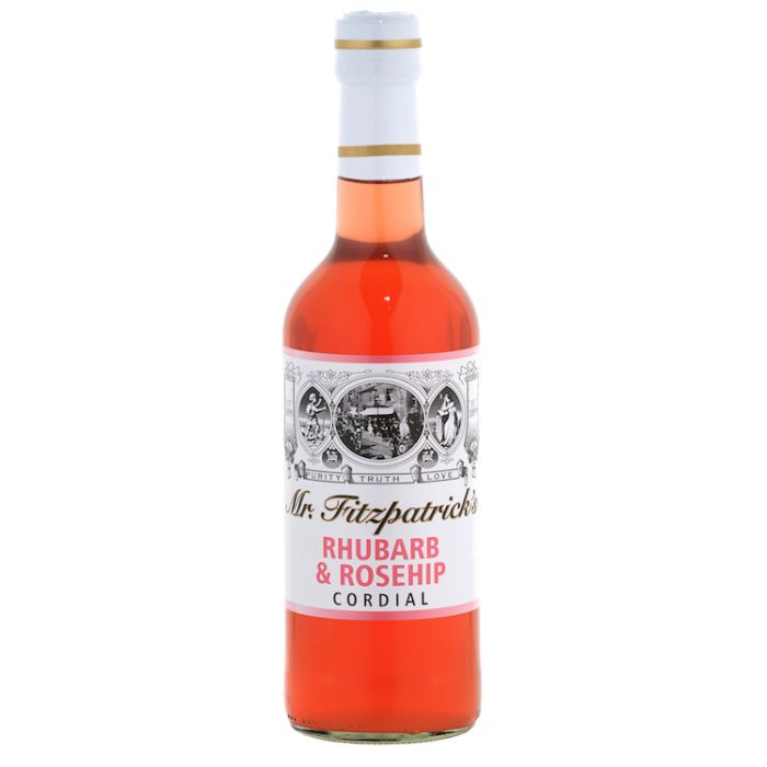 Mr Fitzpatrick's Rhubarb & Rosehip Cordial [WHOLE CASE] by Mr Fitzpatrick's - The Pop Up Deli