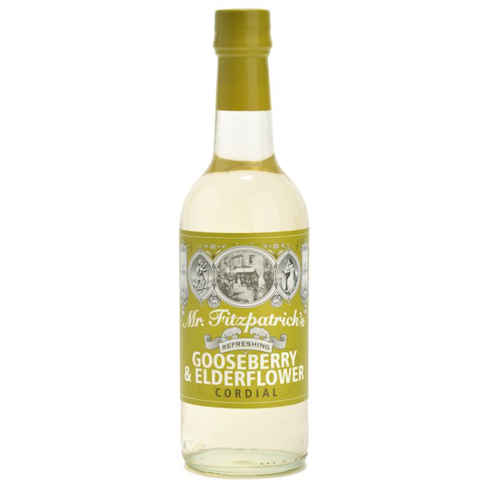 Mr Fitzpatrick's Gooseberry & Elderflower Cordial [WHOLE CASE] The
