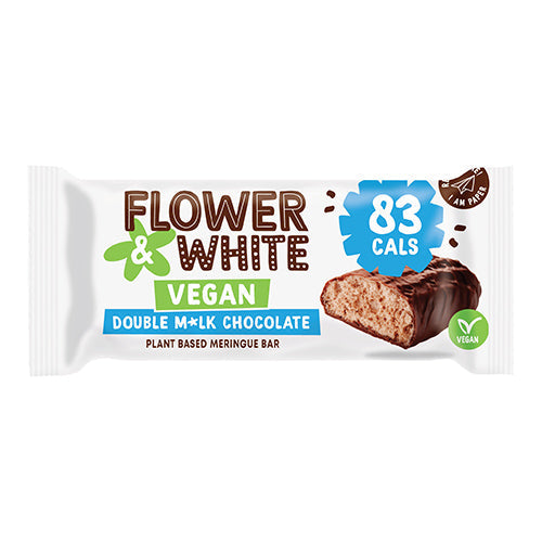Flower & White Vegan Double M*lk Chocolate Meringue Bar [WHOLE CASE] by Flower & White - The Pop Up Deli