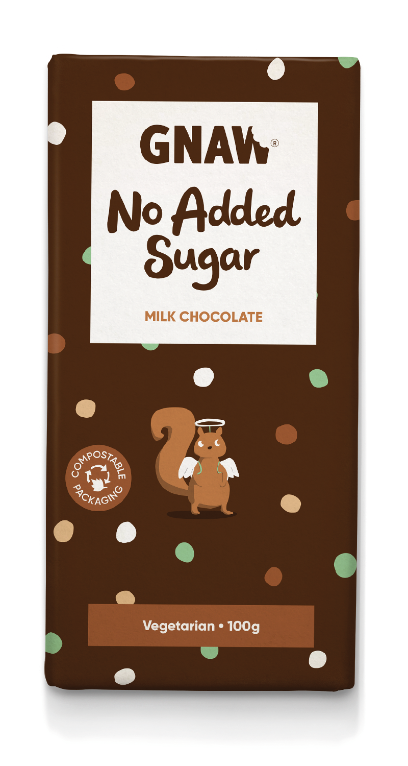 Gnaw No Added Sugar Chocolate Bar (100g)