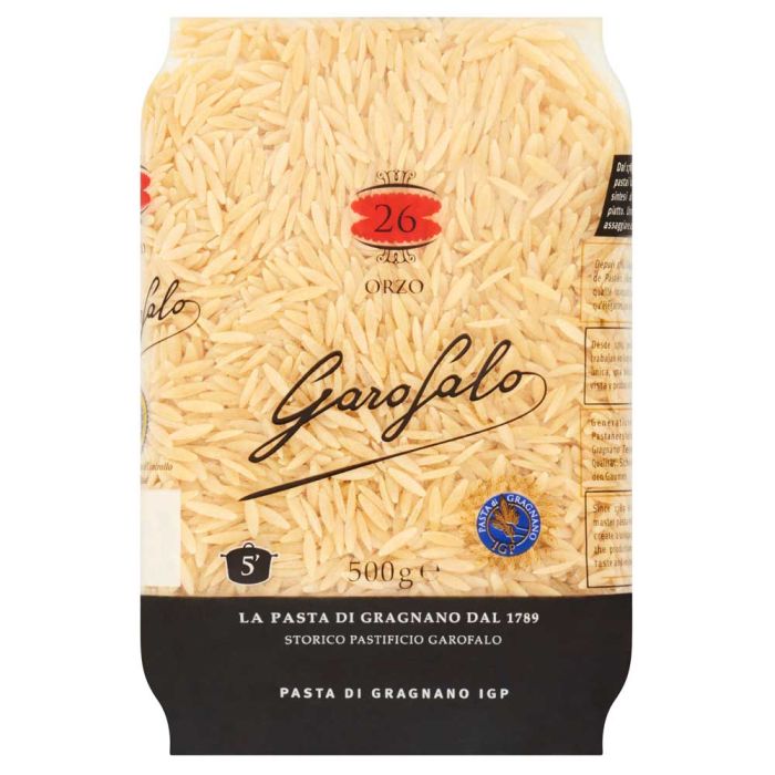 Garofalo Orzo Pasta [WHOLE CASE] by Garofalo - The Pop Up Deli