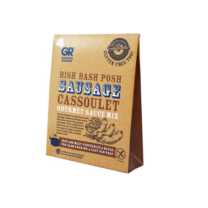 Gordon Rhodes Bish Bash Posh Sausage Cassoulet Sauce Mix [WHOLE CASE] by Gordon Rhodes - The Pop Up Deli