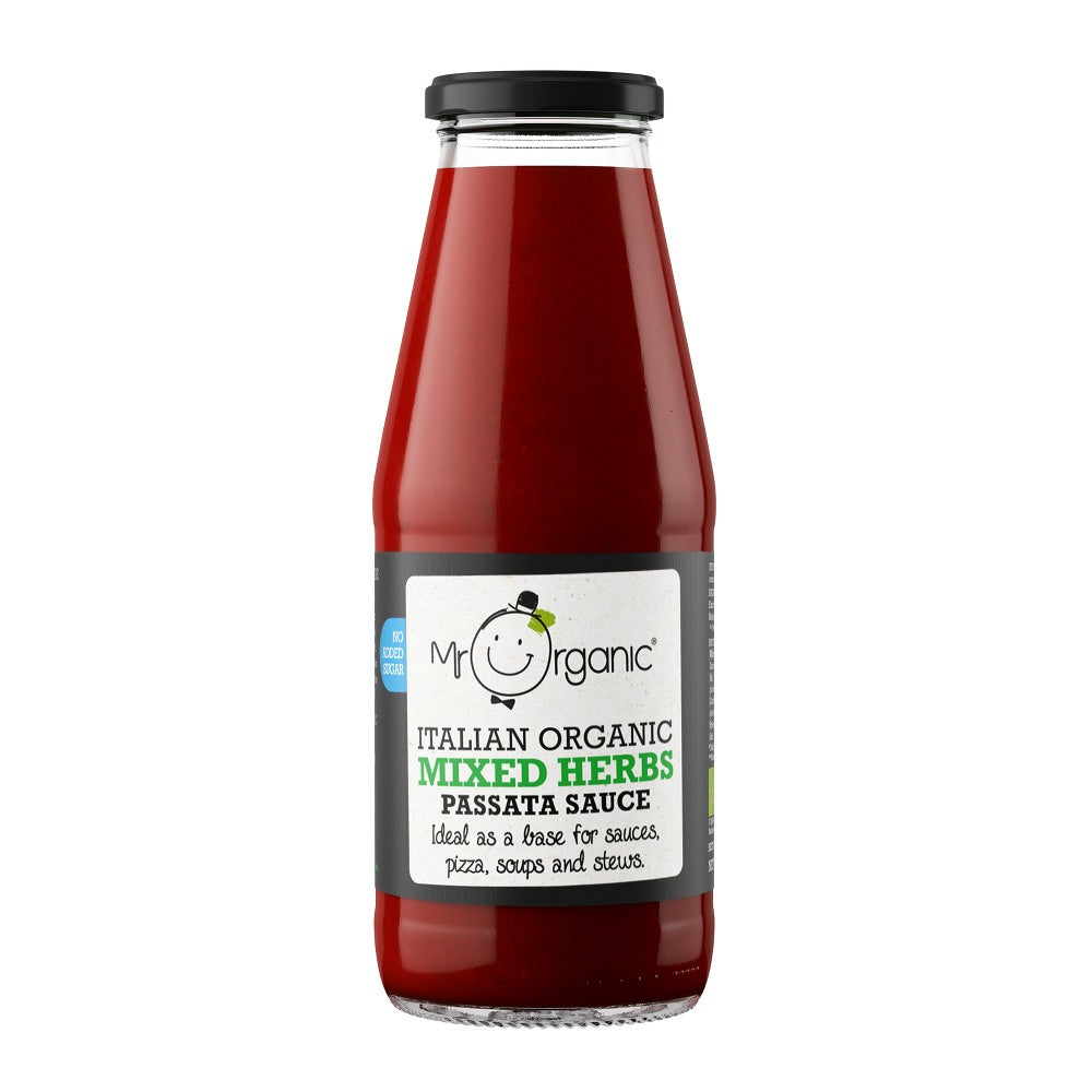 Mr Organic Italian Mixed Herbs Passata Sauce (400g)
