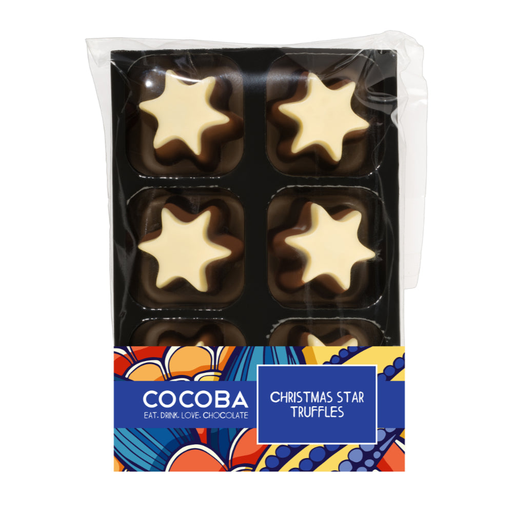 Cocoba Christmas Star Truffles (60g)