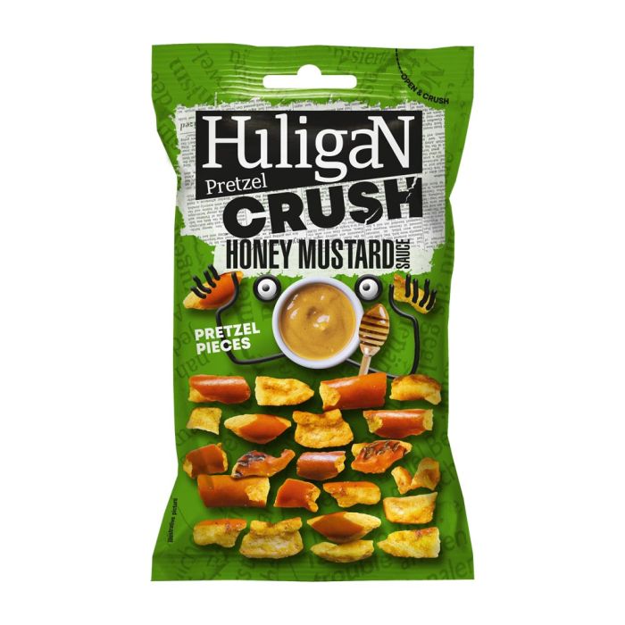 Huligan Pretzel Crush Honey Mustard [WHOLE CASE] by The Pop Up Deli - The Pop Up Deli