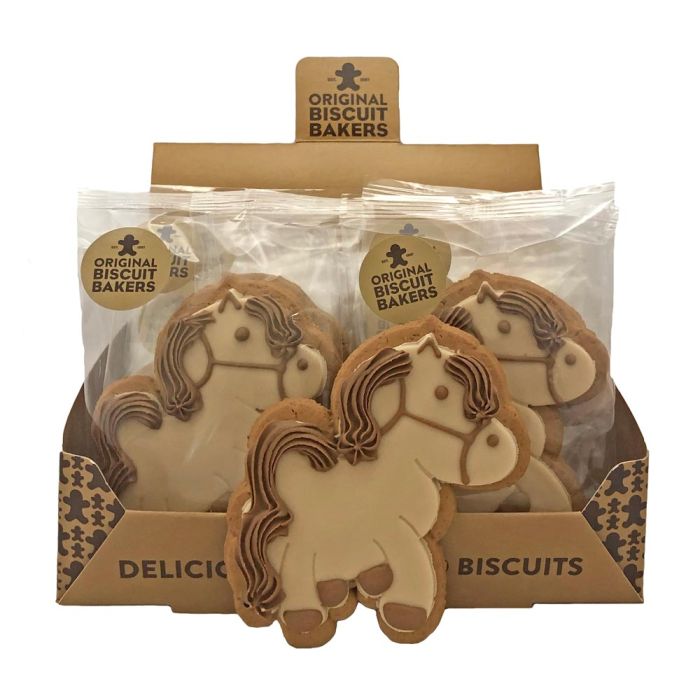 The Original Biscuit Bakers Iced Gingerbread Pony [WHOLE CASE] by Image on Food - The Pop Up Deli