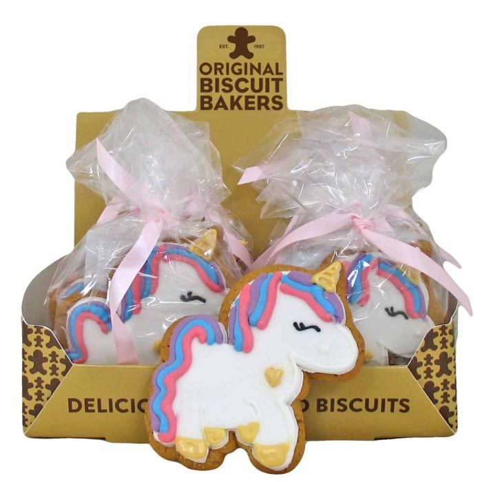 The Original Biscuit Bakers Iced Gingerbread Unicorn [WHOLE CASE] by Image on Food - The Pop Up Deli