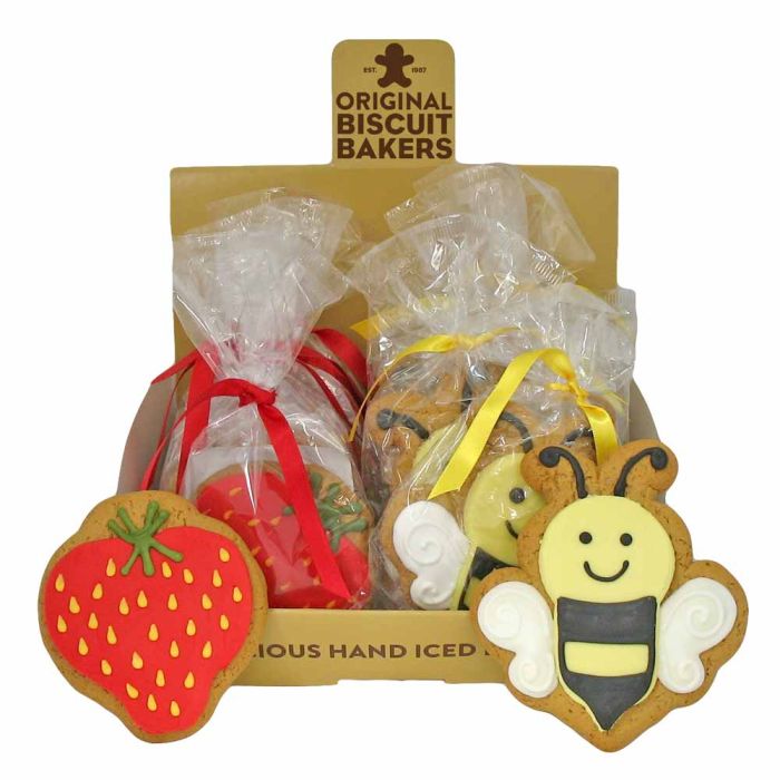 The Original Biscuit Bakers Iced Summer Bumblebee [WHOLE CASE] by Image on Food - The Pop Up Deli