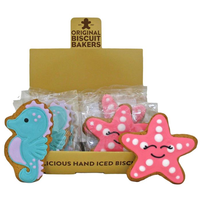 The Original Biscuit Bakers Iced Gingerbread Flamingo & Pineapple [WHOLE CASE] by Image on Food - The Pop Up Deli