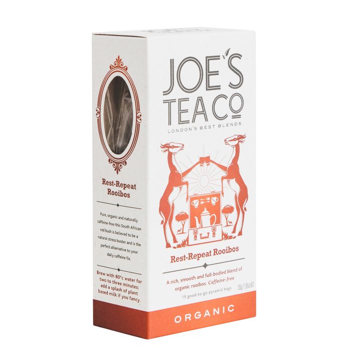 Joe's Tea Company Rest-Repeat Rooibos Tea Bags [WHOLE CASE]