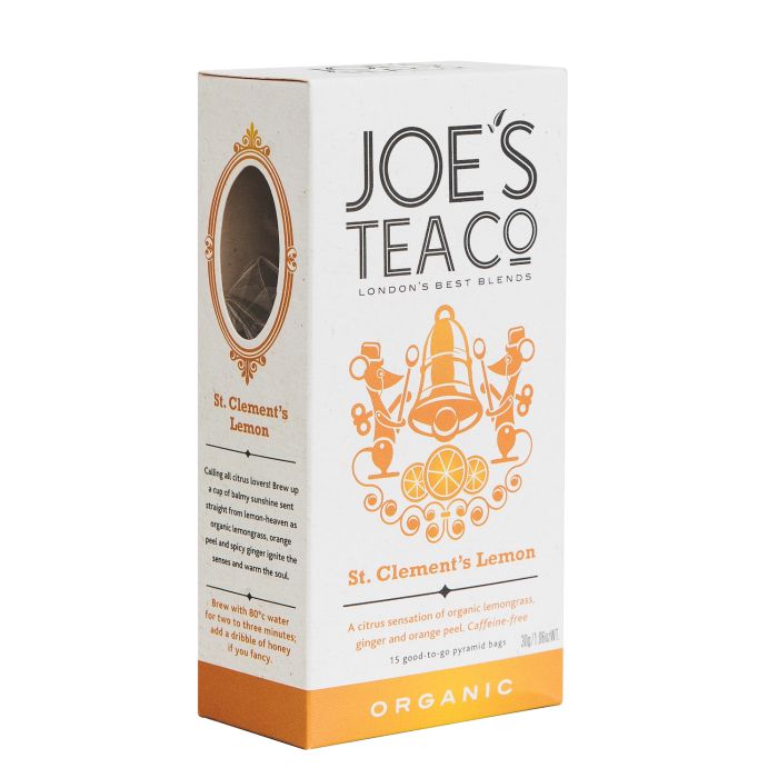 Joe's Tea Company St. Clement's Lemon Tea Bgas [WHOLE CASE]