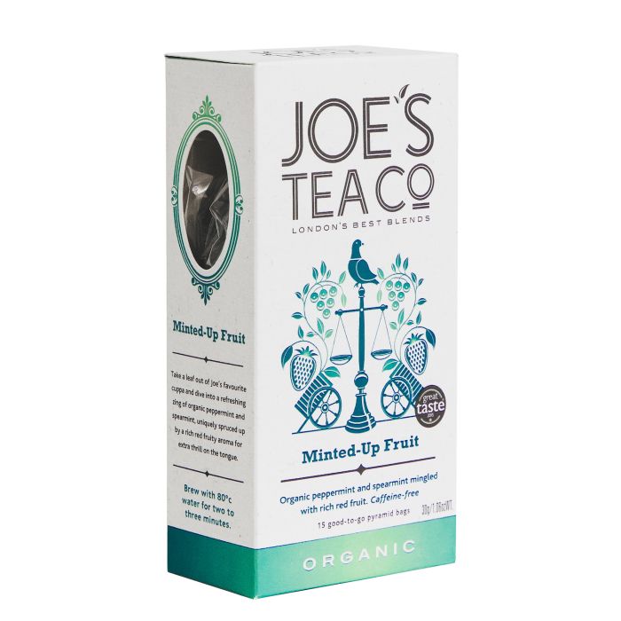 Joe's Tea Company Minted-Up Fruit Tea Bags [WHOLE CASE]