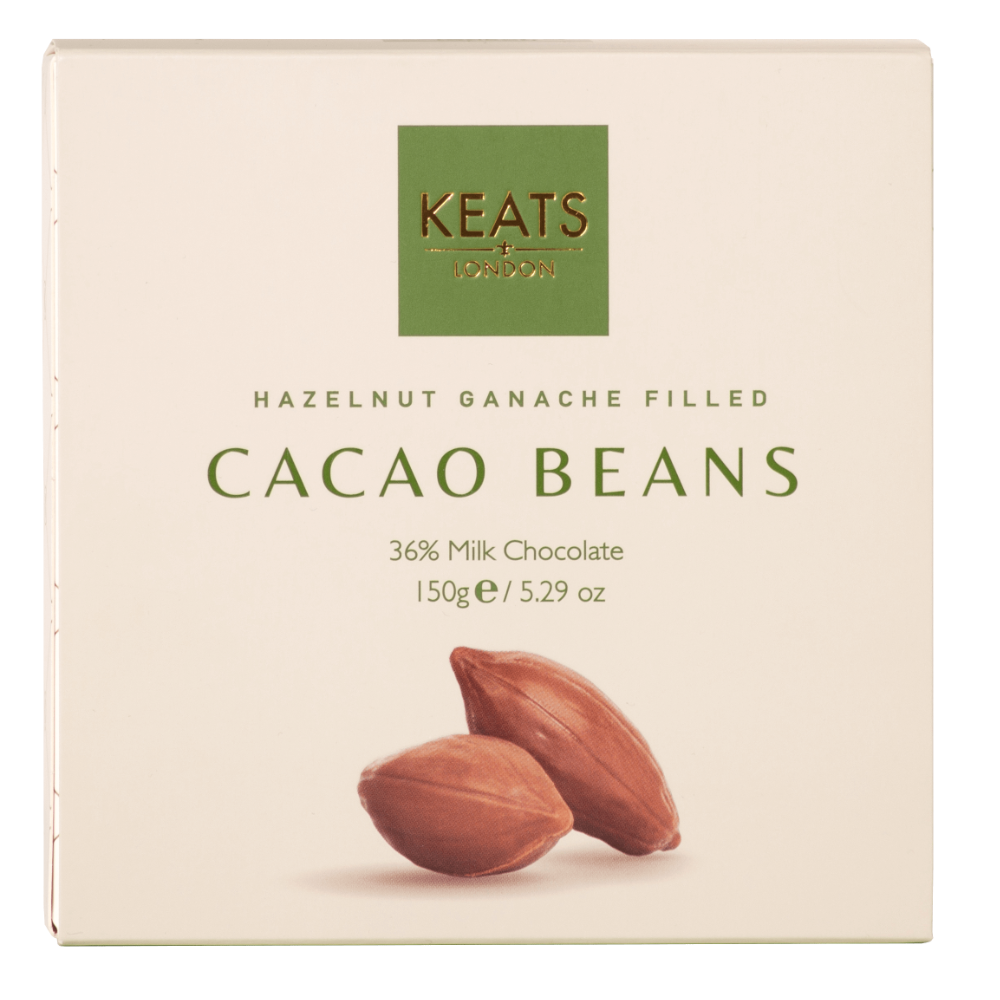 Keats Hazelnut Ganache Filled Cacao Beans (150g) by Keats - The Pop Up Deli