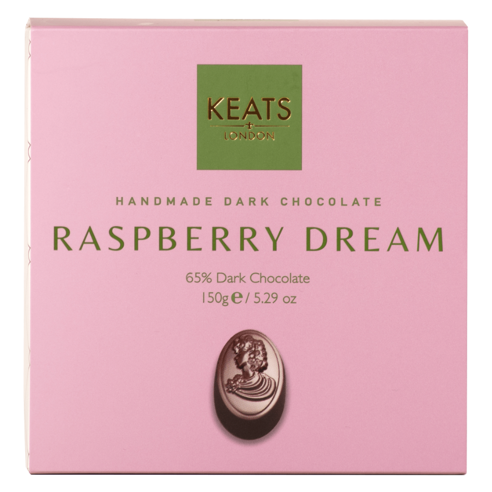 Keats Handmade Dark Chocolate Raspberry Dream (150g)