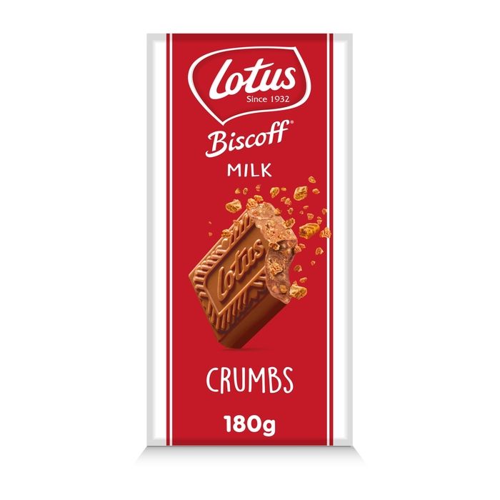 Lotus Biscoff Milk chocolate Biscoff Crumb 180g [WHOLE CASE]
