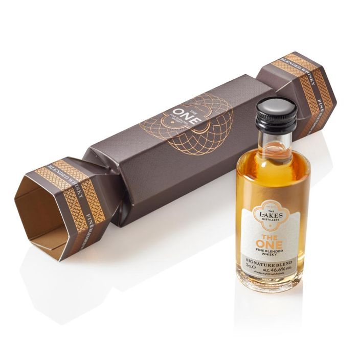 The Lakes Distillery 'The One' Blended Whisky Cracker 5cl [WHOLE CASE]