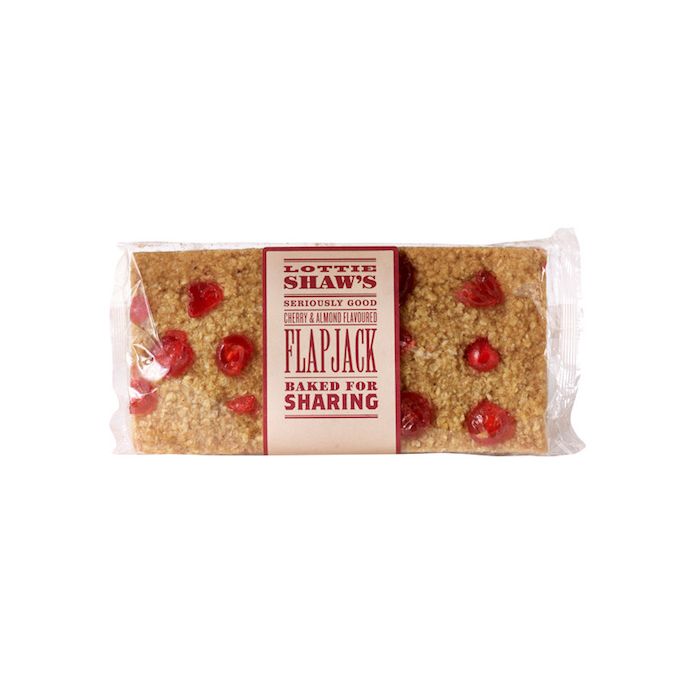 Lottie Shaw's Cherry & Almond Flapjack Sharing Bars [WHOLE CASE] by Lottie Shaw's - The Pop Up Deli