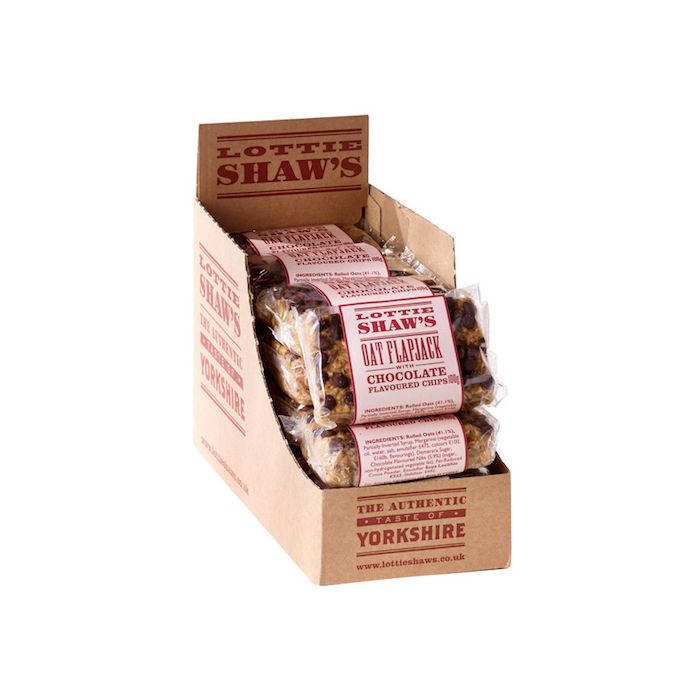 Lottie Shaw's Chocolate Chip Flapjack Sharing Bars [WHOLE CASE] by Lottie Shaw's - The Pop Up Deli