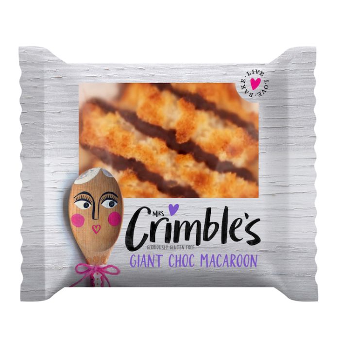 Mrs Crimble's Individual Giant Choc Macaroon [WHOLE CASE] by Mrs Crimble's - The Pop Up Deli
