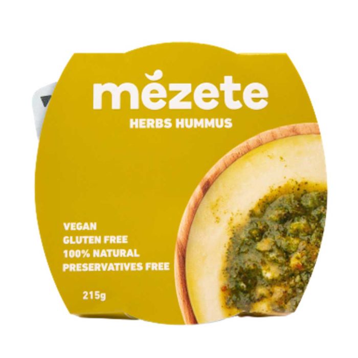 Mezete Herbs Hummus [WHOLE CASE] by The Pop Up Deli - The Pop Up Deli