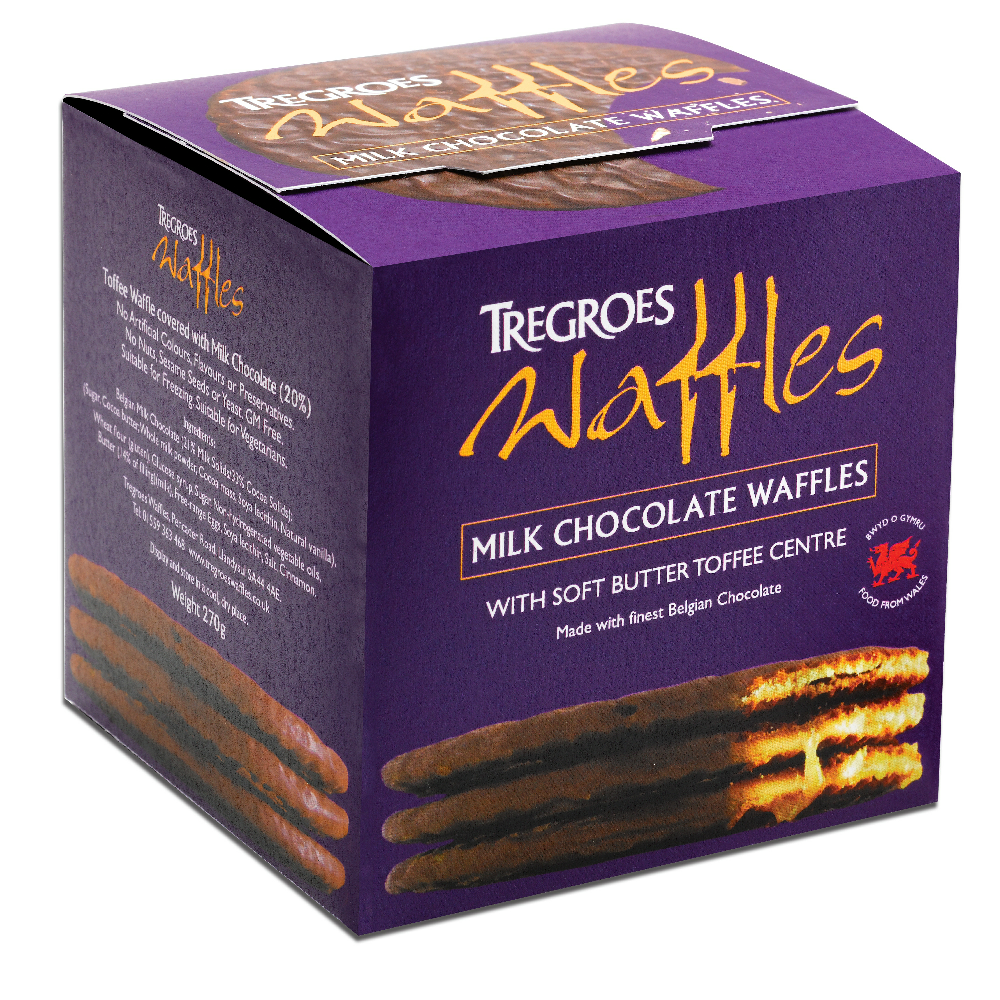 Tregroes Milk Chocolate Waffles (260g)