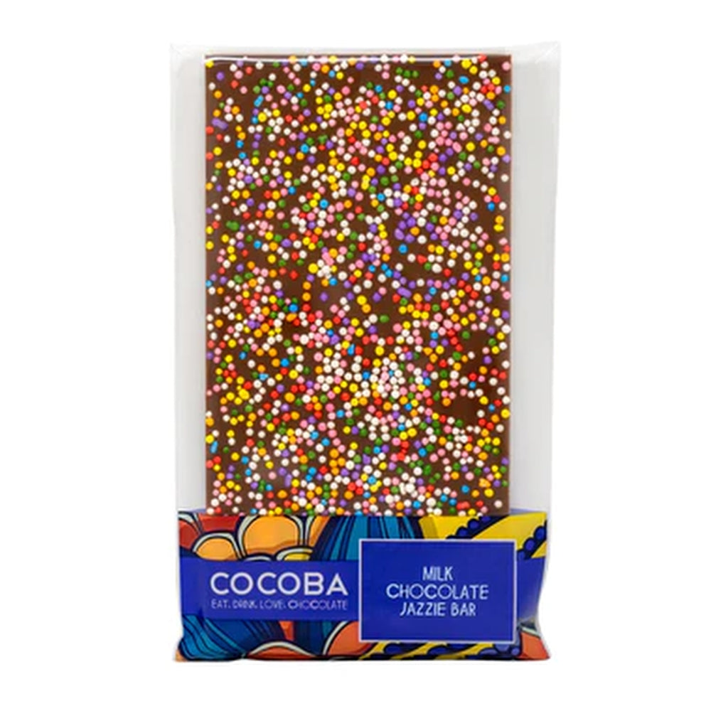 Cocoba Milk Chocolate Jazzy Bar (100g)