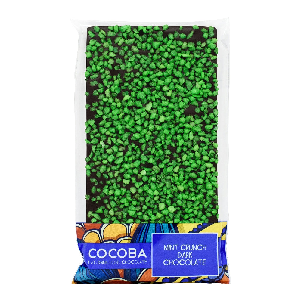 Cocoba Mint Crunch Dark Chocolate (100g)