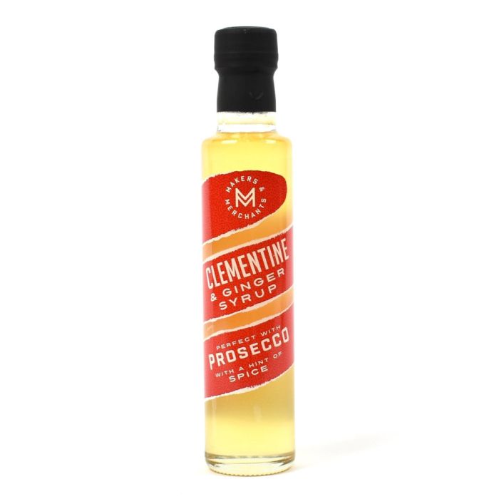 Makers & Merchants Clementine & Ginger Syrup [WHOLE CASE]