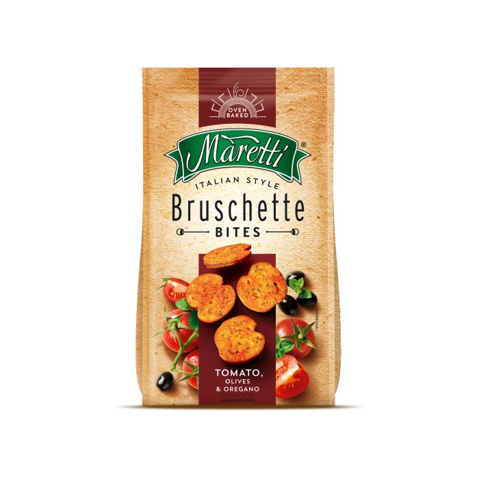 Maretti Tomato, Olives & Oregano Bruschette Bites [WHOLE CASE]