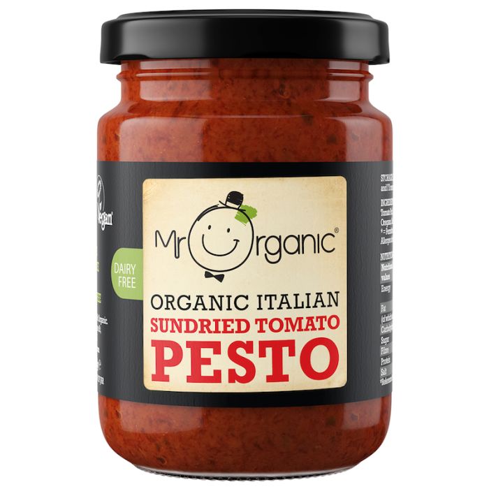 Mr Organic Sundried Tomato Pesto (6x130g) [WHOLE CASE]