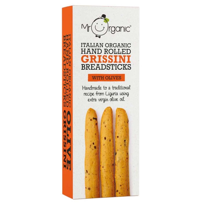 Mr Organic Olive Grissini Breadsticks [WHOLE CASE]