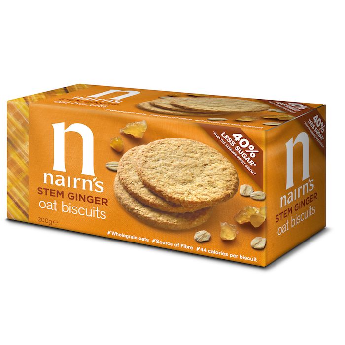 Nairns Stem Ginger Oat Biscuits [WHOLE CASE] by Nairn's - The Pop Up Deli
