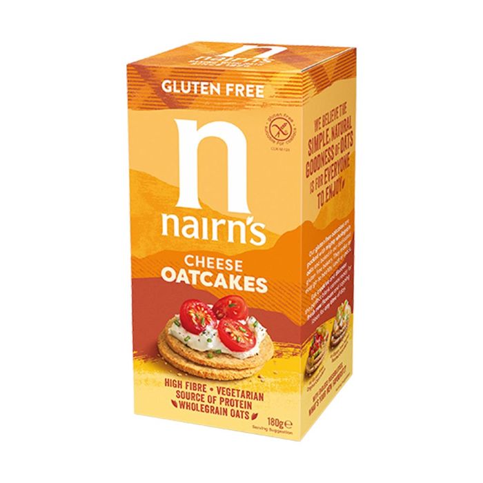 Nairns Gluten Free Cheese Oatcake [WHOLE CASE]