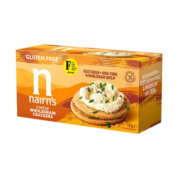 Nairns Gluten Free Cheese Cracker [WHOLE CASE]