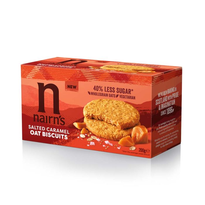 Nairns Salted Caramel Oat Biscuits [WHOLE CASE]