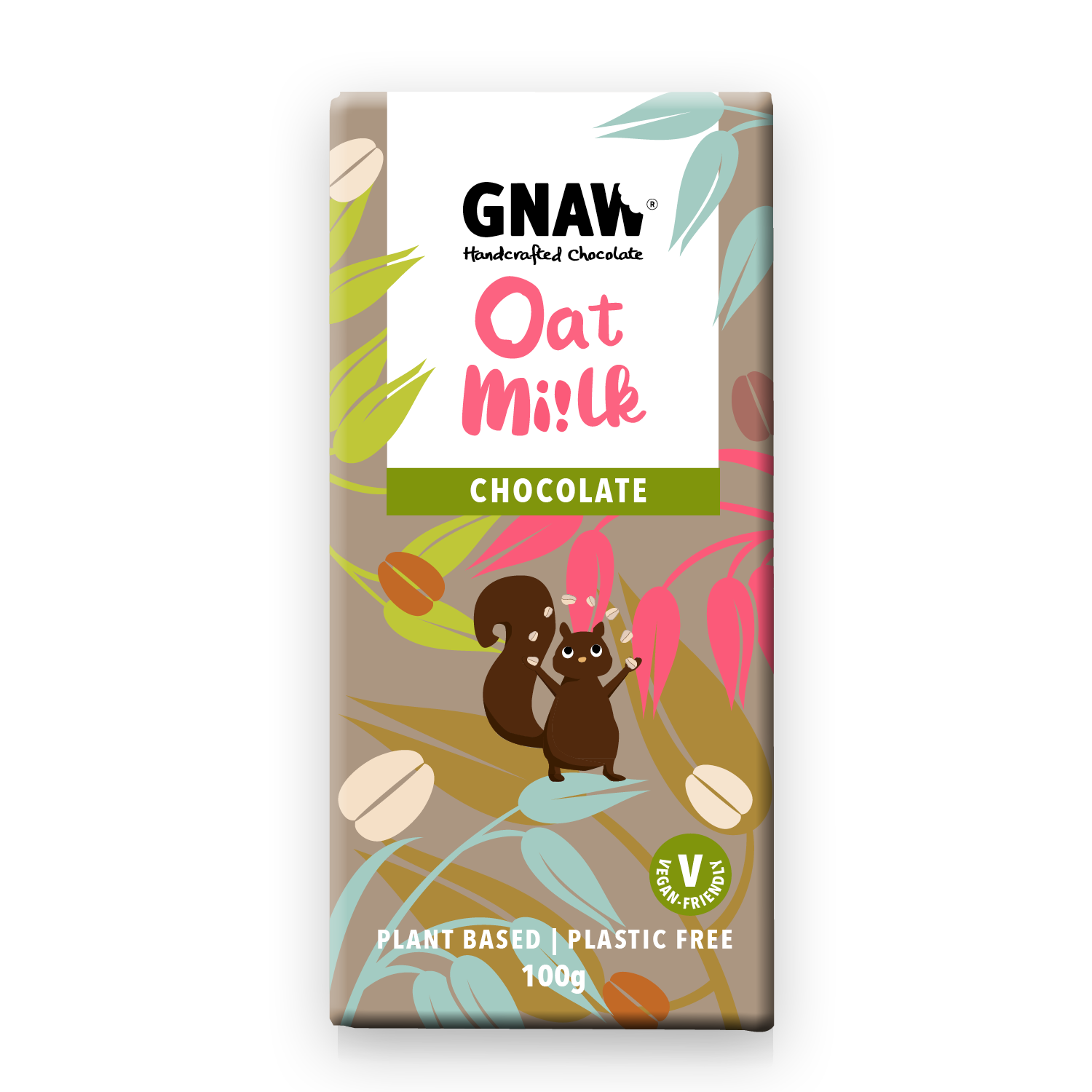 Gnaw Oat M!lk Chocolate Bar (100g)
