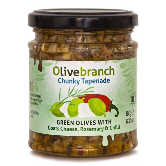Olive Branch Goats Cheese, Rosemary & Chilli Tapenade [WHOLE CASE] by Olive Branch - The Pop Up Deli